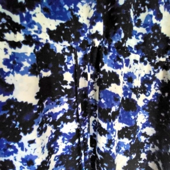 Ralph Lauren Bell Sleeve Flowered Shirt Dress Size 16 - Picture 6 of 13